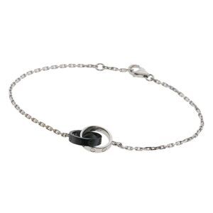 Cartier Baby Love Ceramic Bracelet 18K White Gold Ceramic Women's